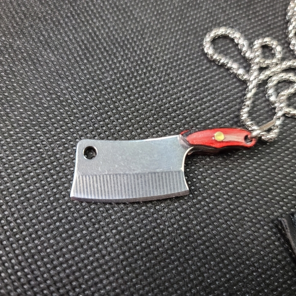 Stainless Steel Butcher Knife Hatchet Cleaver Wood - Picture 8 of 12